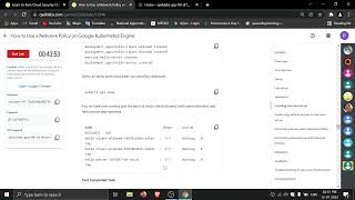 How to Use a Network Policy on Google Kubernetes Engineer GSP480 Qwiklabs