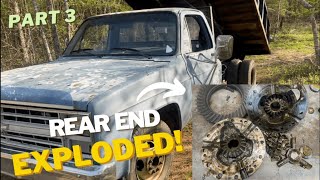 $250 1987 CHEVROLET C-30 DUMP TRUCK IS BACK ON THE ROAD AFTER 15 YEARS, MAJOR DAMAGE!!!!