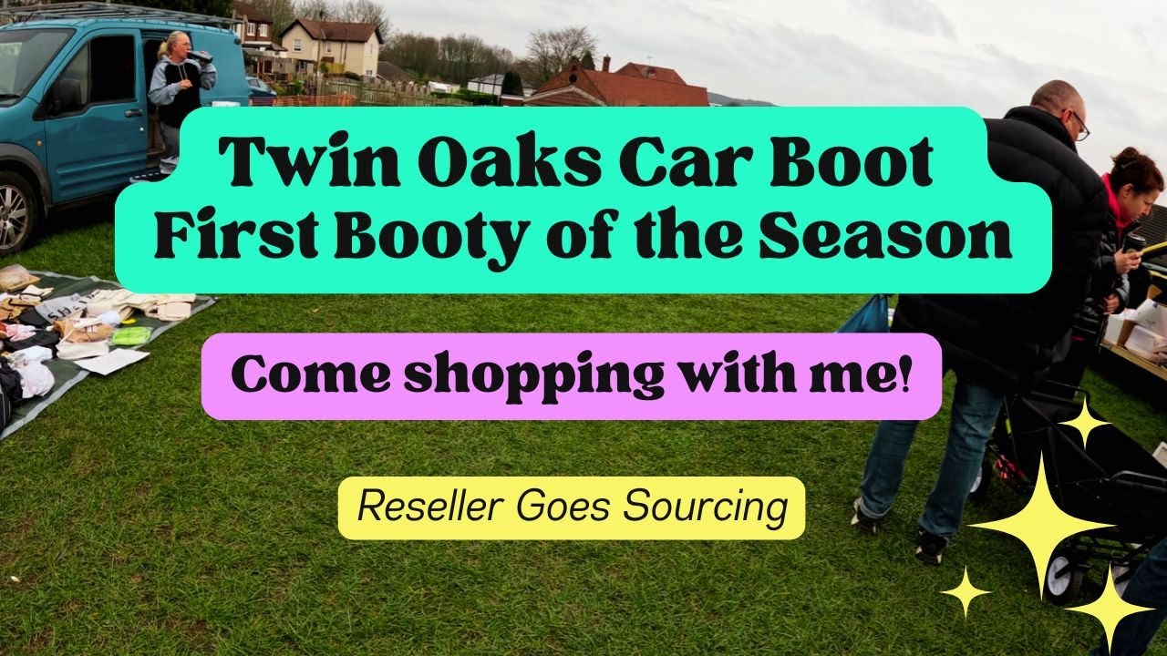 £30 INTO £300! COME BARGAIN HUNTING AT TWIN OAKS CAR BOOT!  Come Shopping! #carboot #reseller