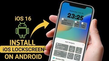how to get ios 16 lock screen on android || how to install iOS 16 lockscreen in any Android phone