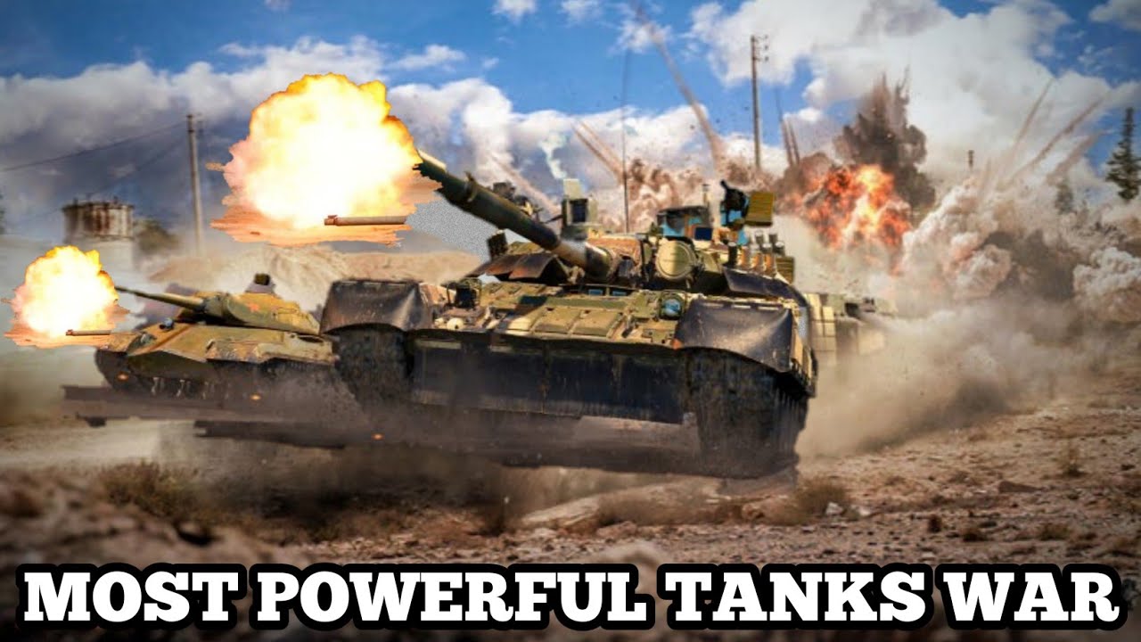 POWERFUL TANK WARS DANGEROUS DESERT WAR YouTube