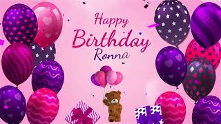 Happy Birthday Ronna Ronna Happy Birthday Song