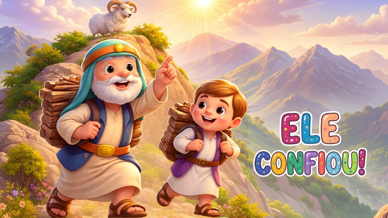 Música Infantil Bíblica Sobre a História Que Mostra o Cuidado de Deus | Louvor Animado Para Crianças