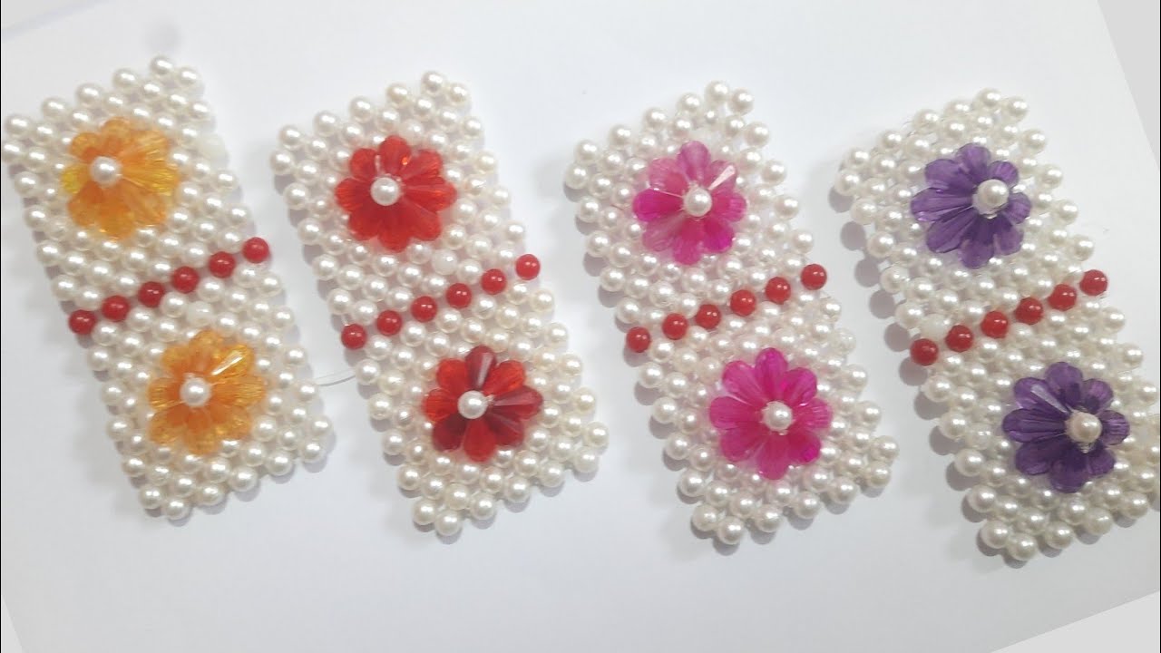 How to Make Pen Vase with Beads part 1/পুঁতি দিয়ে ফুল বানানো/পুঁতির কলমদানি বানানো/পুতির ফুল