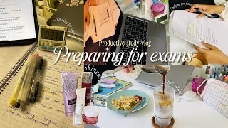 Study Vlog Preparing For Finals, Lots Of Exam Studying, Note-Taking And Lots Of Eatingcoffee