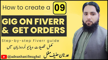 How to Create Data Entry Fiverr Gig in 2023 l Freelancing Online Earning Part 9