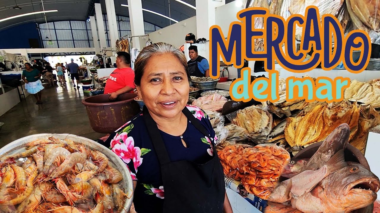 Lo BARATO que es comprar Mercado del Mar Pescado Fresco Puerto de la Libertad El Salvador