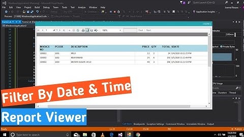 Filter By Date And Time In ReportViewer  Using Vb.Net And MS Access Database