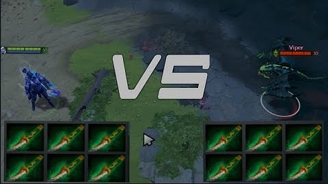 Drow Ranger vs Viper |1vs1| (6xYasha vs 6xYasha)(No Items)Lv30. Who
