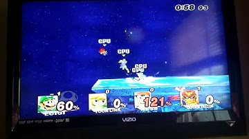 Super Smash Bros. Brawl Luigi (CPU) VS. Toon Link (CPU) VS. Ness (CPU) VS. Captain Falcon (CPU)