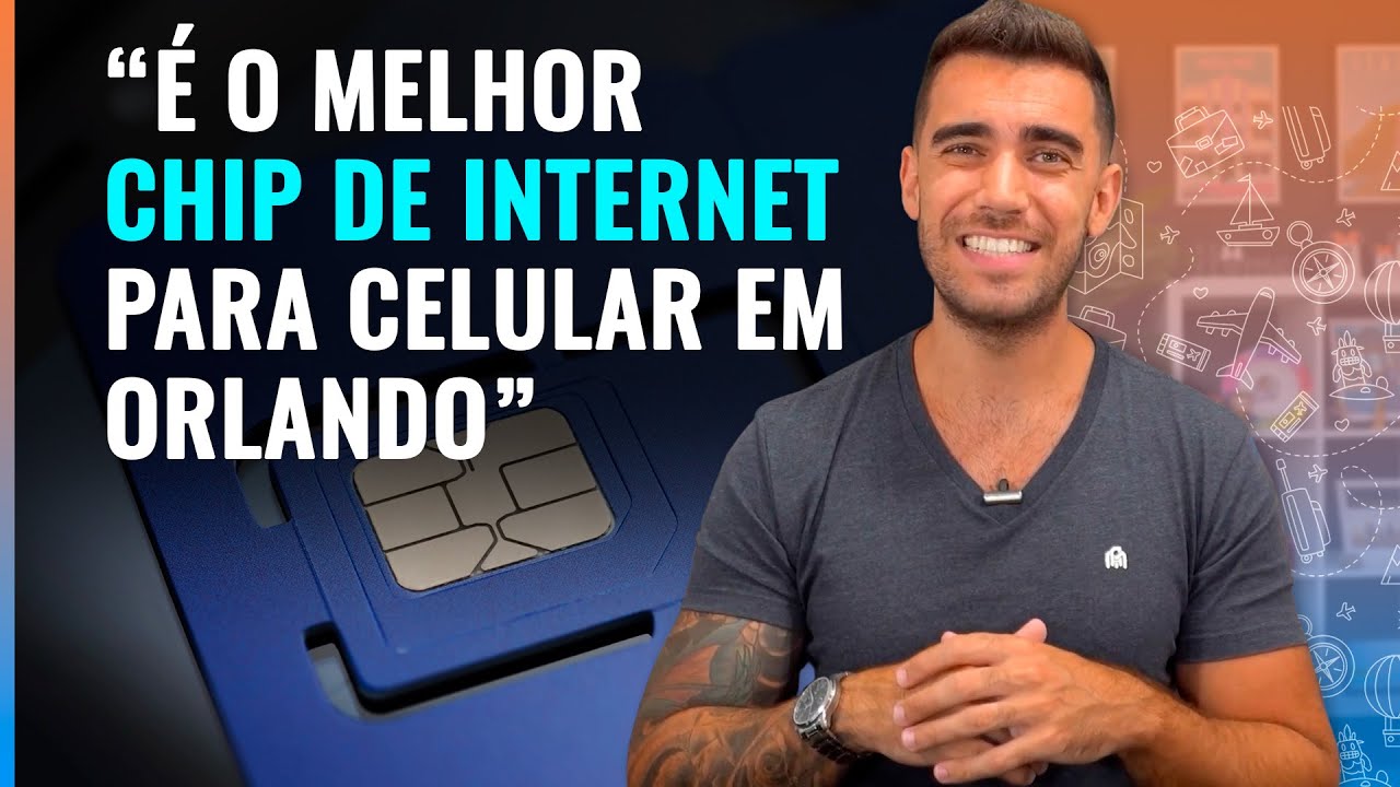 ☑️ Como usar a internet do celular em Orlando! O melhor chip de viagem pré pago internacional! eSIM!