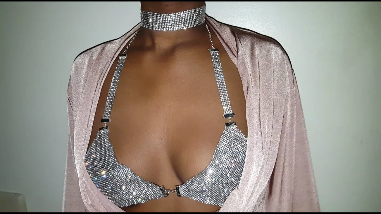 DIY Crystal Rhinestone Bralettes & Bralette Giveaway! 