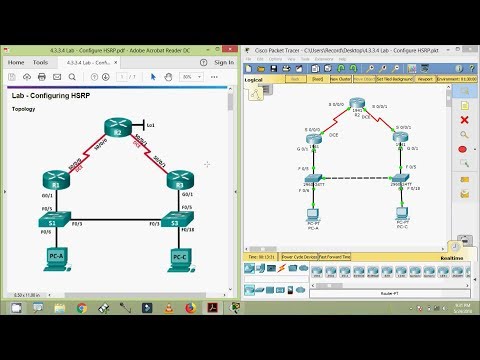 4.3.3.4 Lab - Configure HSRP