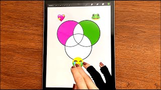 Digital Emoji Color Mixing in Procreate: Viewer-Requested Emoji Color Mixing #procreate #colormixing