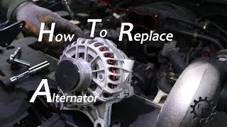 Ford Mustang GT How to Replace Alternator 20052009