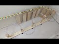 マーブルランレースASMR☆透明ホースのウェーブスロープ＋小さな大工さん＋キュボロ