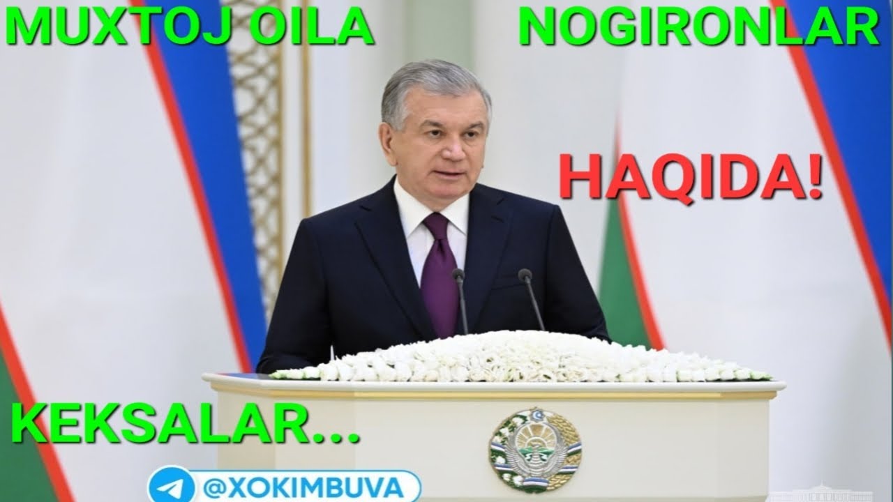 MUXTOJ OILA, KEKSALAR, NOGIRONLAR HAQIDA...? #yangiliklar #tezkor #trending