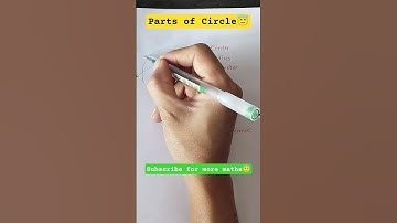 Parts of Circle 😇#partsofcircle#circle #circlevideo #circletimefun #maths #mathematica #mathstricks