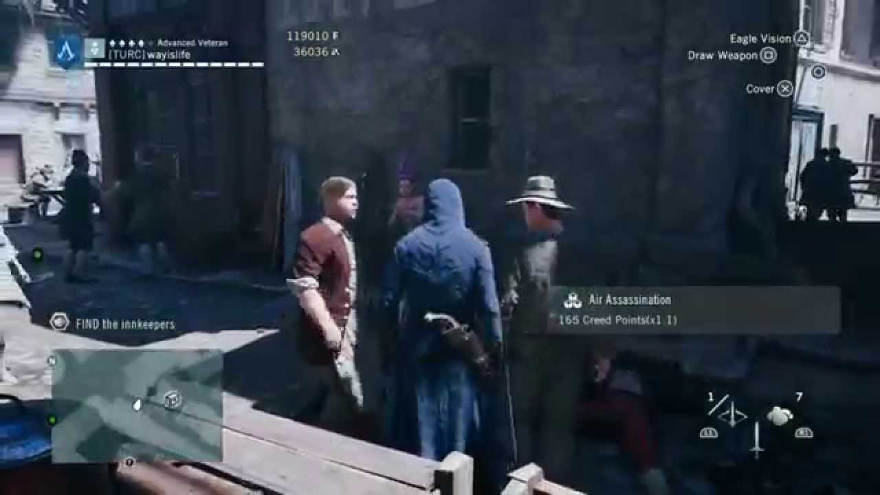 Assassin's Creed® Unity Free run gameplay - YouTube
