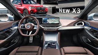 2024 BMW X3 G45 - INTERIOR Preview of The Next Gen X3 SUV and X4 Coupe