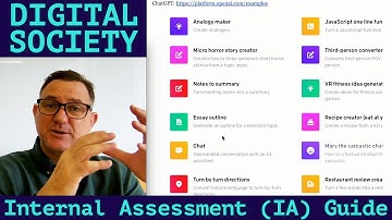 IA Guide for DIGITAL SOCIETY: How To Get Started and Get TOP MARKS for IBDP Internal Assessment
