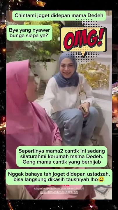 Chintami dancing in front of Mamah Dedeh #mamadedeh #rietaamalia #kristina #duniafafa #chintami #fyp