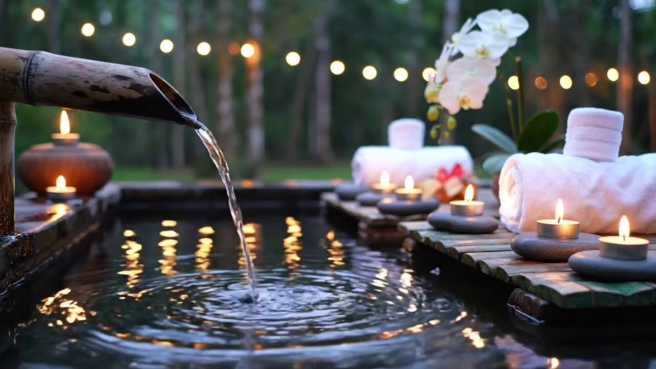 Relaxing Piano + Water Sounds 🌿 Deep Relaxation, Stress Relief & Inner Peace | Calm Mind & Body