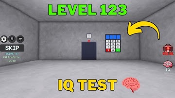 How To Solve Roblox IQ Test Level 123 | IQ Test 🧠 Guide