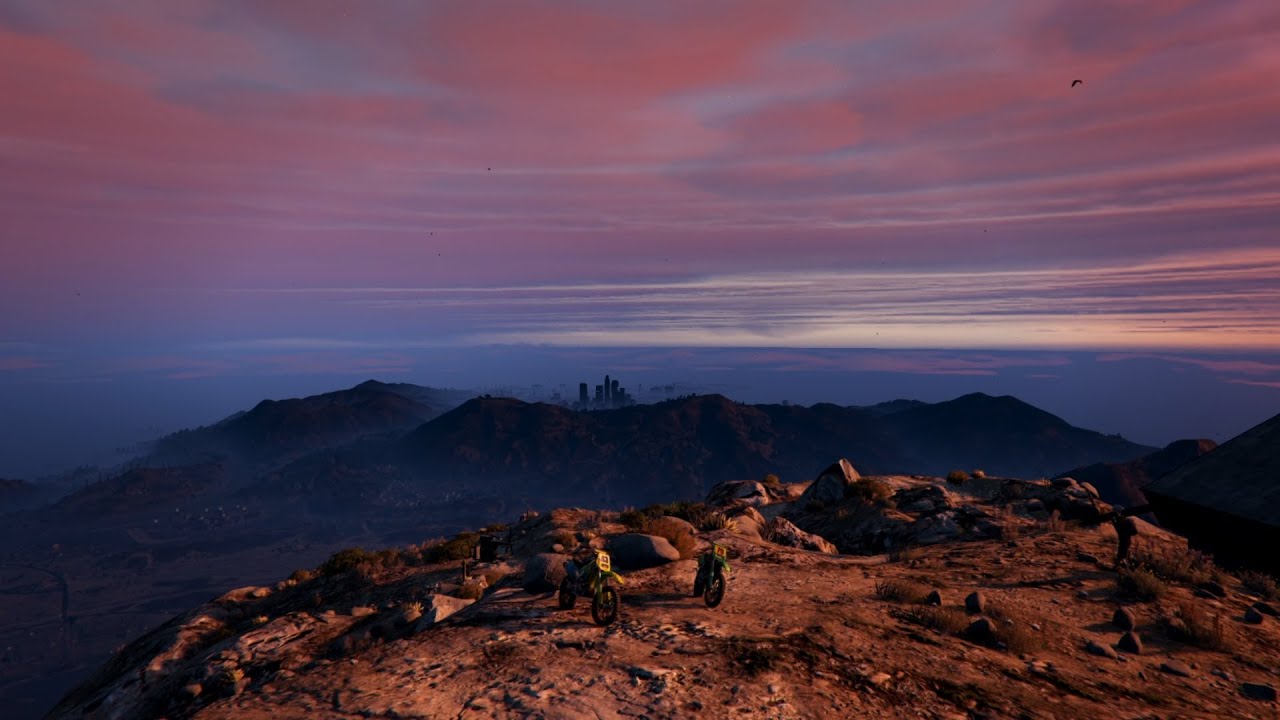 GTA V Ambience MONTE CHILIAD ASMR (GTA V) Ambient City Sounds 1080p60 ...