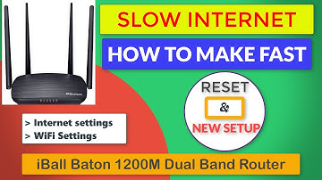 iBall 1200M Dual Band Router Setup