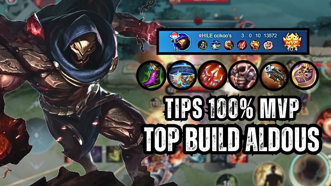 TUTORIAL BERMAIN ALDOUS TANPA MATI‼️BEGINI CARANYA - MOBILE LEGENDS
