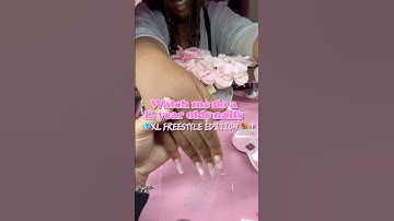Watch me do XL nails on a 12 year old😮 #nailsnailsnails #acrylicnails