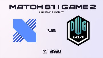 DRX vs. DK | Highlights Match 81 Game 2 | 2021 LCK Spring Split