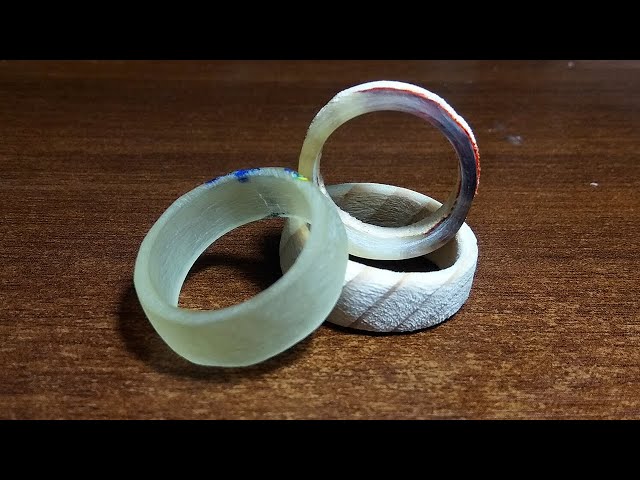 How to make a Ring from Epoxy resin and wood (The Easiest Way) class=