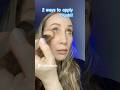 EASY WAYS TO APPLY BLUSH Two ways of applying blush!! #how to #makeuphacks #beautytips #viral shorts