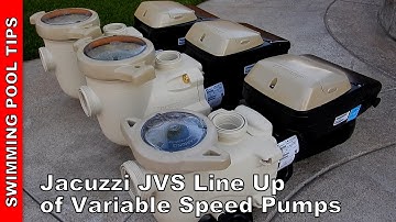 Jacuzzi JVS Variable Speed Pump Line-Up: Overview of All 3 Models