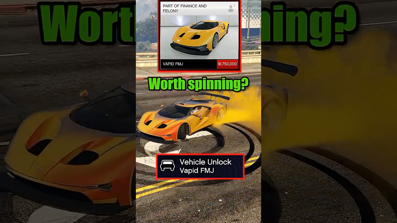 GTA Online FMJ Podium Car 22 - 28 January Update Worth Spinning ?