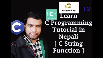 String Function in C Programming | Tutorial-12 in Nepali