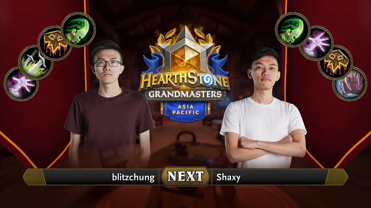 Shaxy blitzchung vs Shaxy | 2021 Hearthstone Grandmasters Asia-Pacific ...