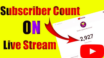 How to Add Live Subscriber Count on Live Stream In OBS