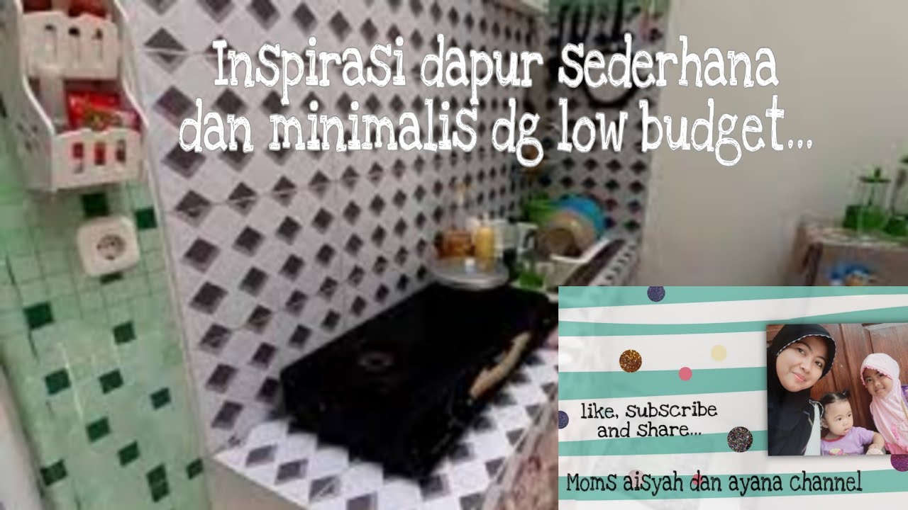  INSPIRASI DAPUR MINIMALIS  DENGAN LOW BUDGET YouTube