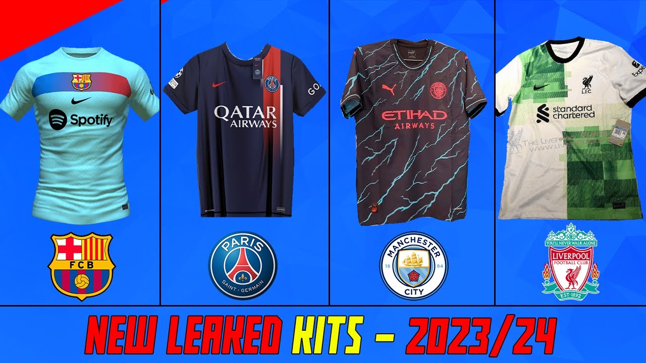 Leaked: First images of Manchester City's 2023/24 Home, Away, and Third Kits