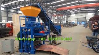 qt40 1 small cheap price concrete hollow block making machine by Brick making machine 92 views 4 years ago 1 minute, 17 seconds