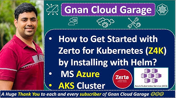 Getting Started with Zerto for Kubernetes (Z4K): Installing with Helm on Azure AKS Cluster | Guide
