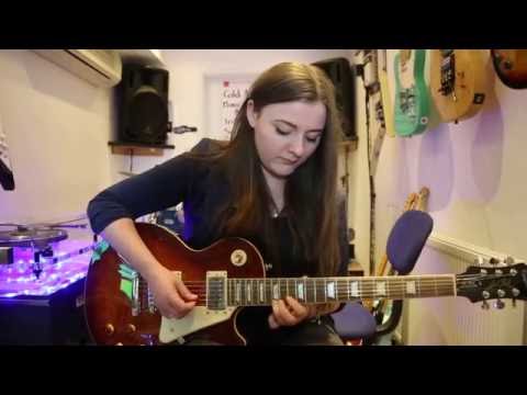 Game of Thrones, Skyrim, POTC Metal Mashup Cover By Bethany On Guitar