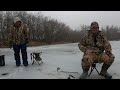 Tagging master angler panfish on farm ponds sketchy ice