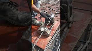 Making of tendon wire Bulb for PT slab/beam
