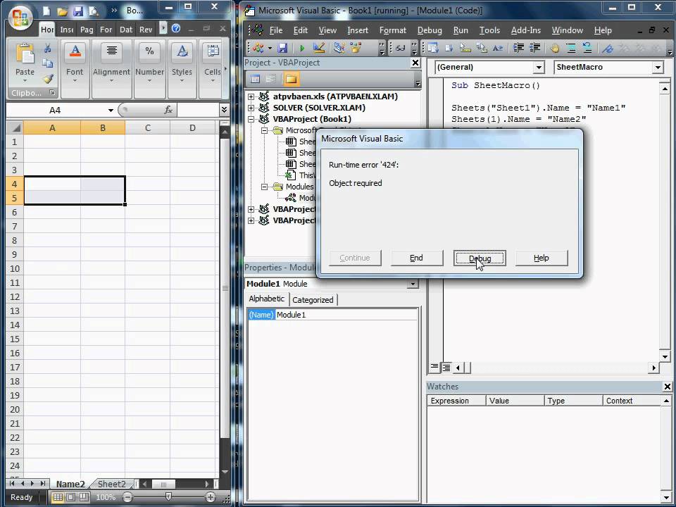 Intro to Excel VBA (Lesson 3) Understanding Sheets - YouTube