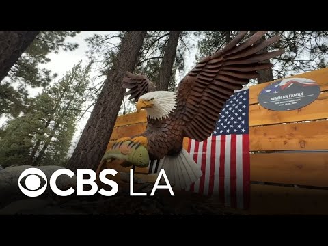 Big Bear bald eagle Jackie honored with life size monument