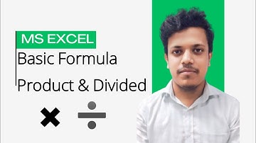 Excel Product and Divided Formula | MS Excel Basic Function